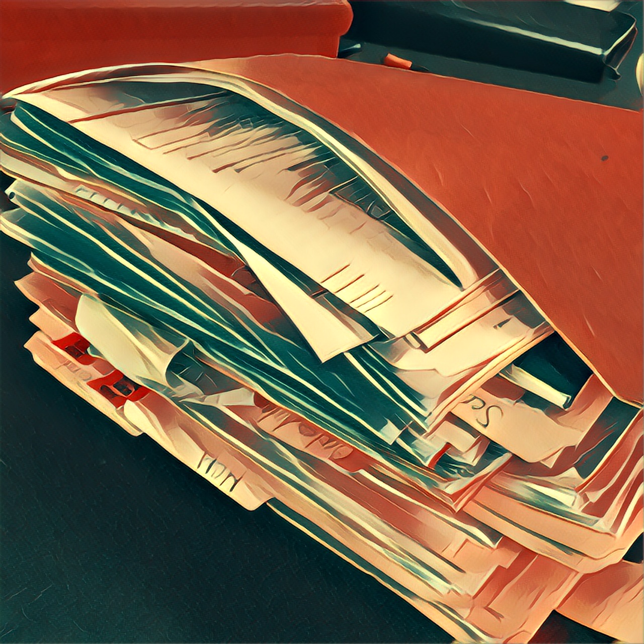 messy files