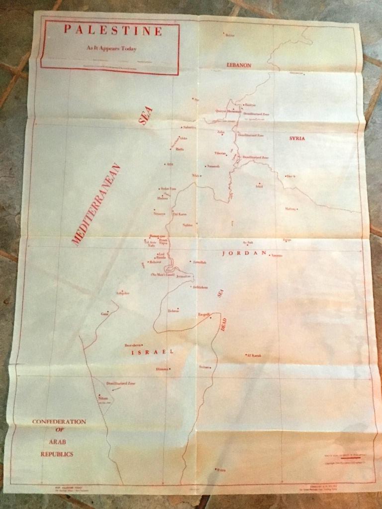 Map of Palestine