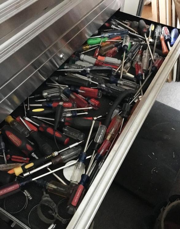 screwdriver drawer