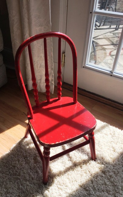 red chair