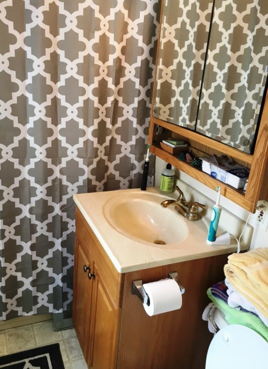 rental bathroom vanity