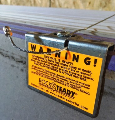 drywall warning
