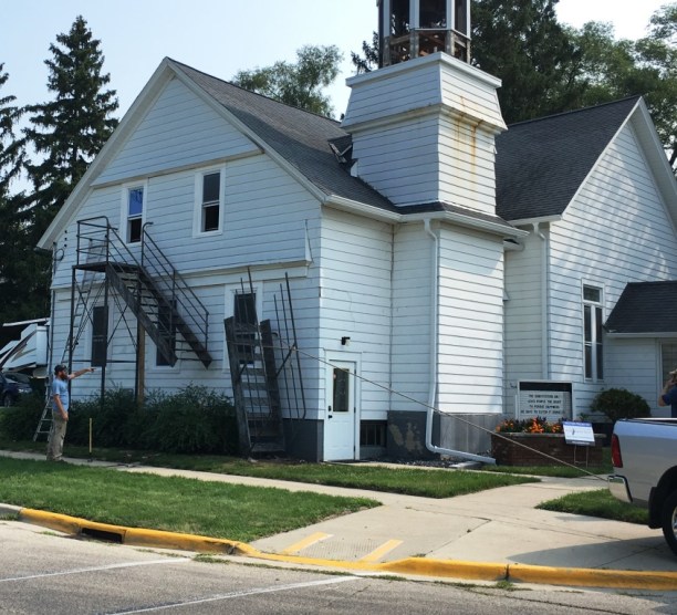 fire escape three parts