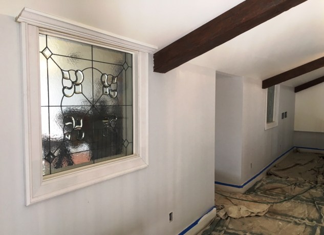 leaded glass closeup