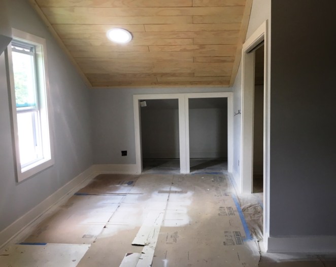 upstairs and ceiling