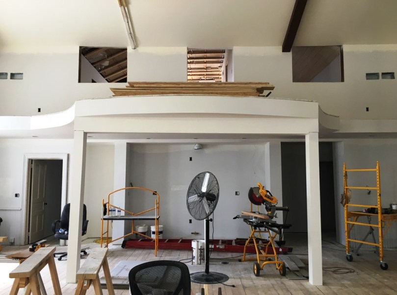 Kitchen with drywall