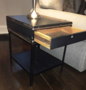 cash register side table