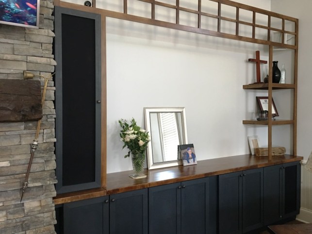 back wall right side