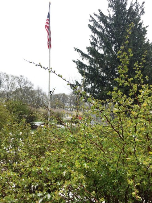 snow on April 27
