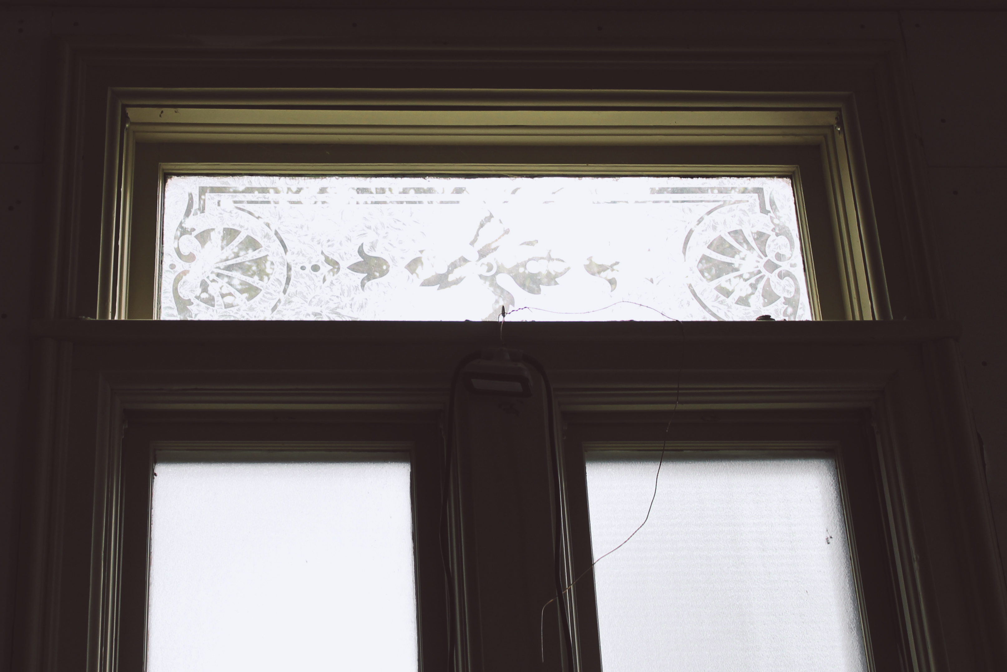etched glass window